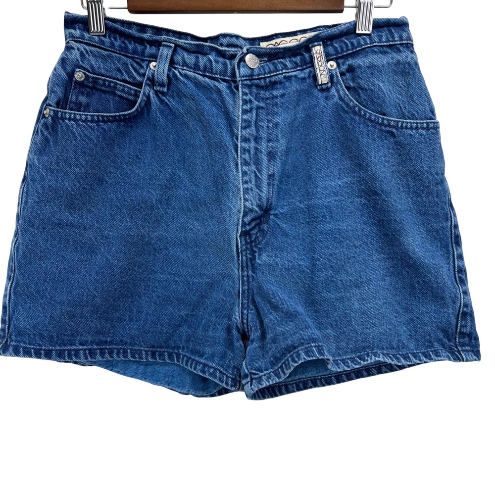 VTG 80s Sasson Jeans Women's Denim High Waisted Mom Shorts Tag 13 14 ( W28 - S )